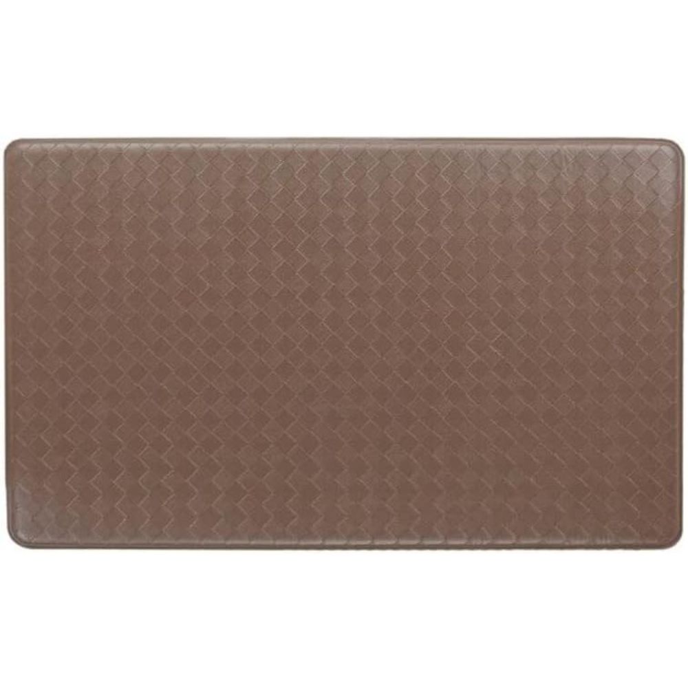 Embossed Leather Like Doormat/Bathroom Anti Fatigue Mat for Kitchen Floor for